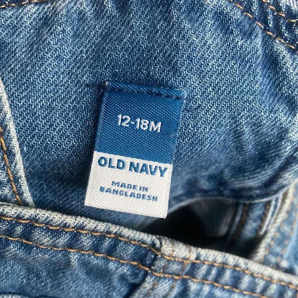 Old Navy Printed Overall Baby Romper